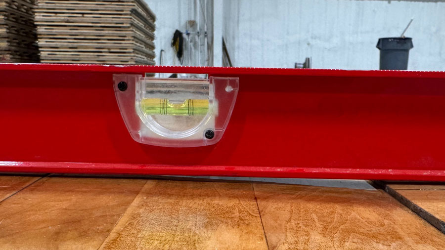 portable court alignment and surface